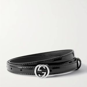 Gucci interlocking G leather belt
